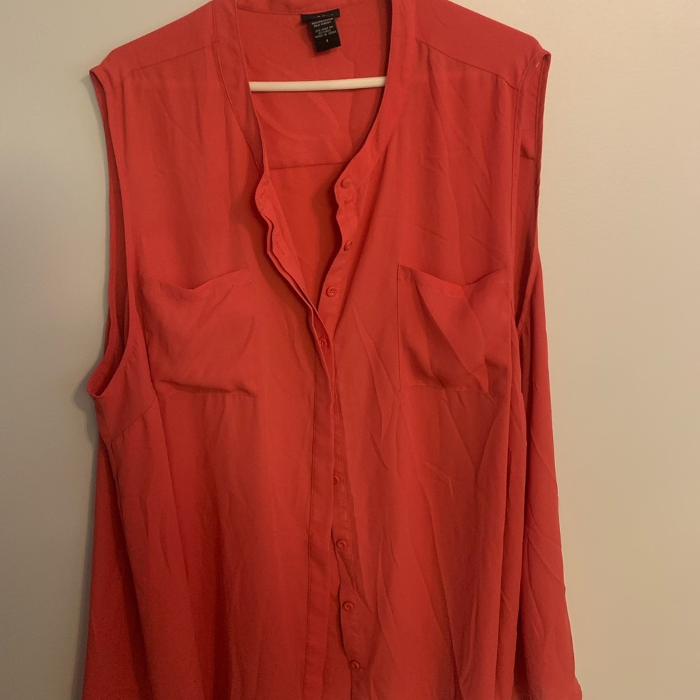 Torrid button up tank